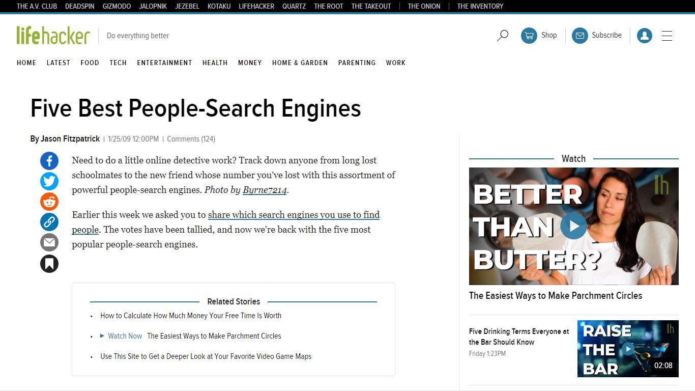 Five Best People-Search Engines - Lifehacker